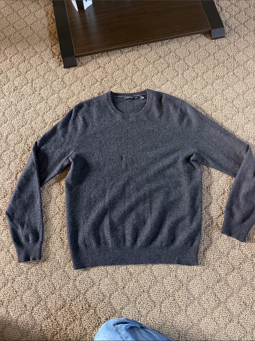Saks Fifth Avenue Men's Charcoal Crewneck Cashmere Sweater